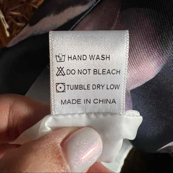 Floral Puff Mini Dress - S - Picture 6 of 6